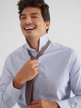 Camisa vestir raya fina azul celeste